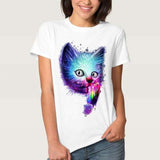 T-shirt chat au pinceau - Ct055 / L - T-shirt