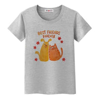 T-shirt chat Best friend - Gris / 4XL - T-shirt