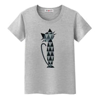 T-shirt chat cristal - Gris / 4XL - T-shirt