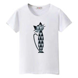 T-shirt chat cristal - Blanc / L - T-shirt