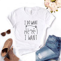 T-shirt chat doigt d’honneur - Blanc / S - T-shirt