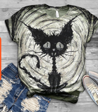 T-shirt chat éléctrique - Cat / S - T-shirt
