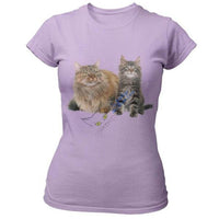 T-shirt Chat et Chaton Maine Coon - T-shirt