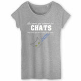 T-shirt Chat Exclusif pour femme - Gris / S - T-shirt