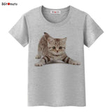 T-shirt chat femme, différents motifs - La boutique du Maine Coon