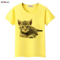 T-shirt chat femme, différents motifs - T-shirt | La boutique du Maine Coon