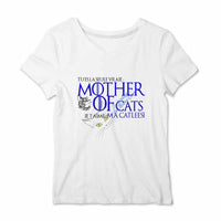 T-shirt chat Game of Thrones ajusté Mother of Cats pour 