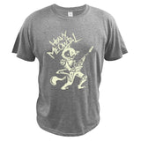 T-shirt chat guitariste Hard Rock - Gris / S - T-shirt