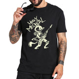 T-shirt chat guitariste Hard Rock - Noir / XXL - T-shirt