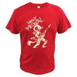T-shirt chat guitariste Hard Rock - Rouge / S - T-shirt