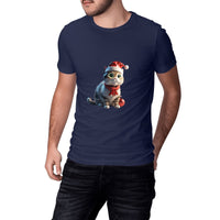 T-shirt Chat Noel - La boutique du Maine Coon