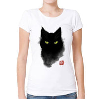 T-shirt chat noir - T-shirt
