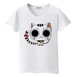 T-shirt chat plongeur - Blanc / S - T-shirt