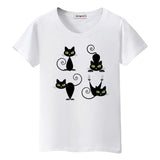 T-shirt chat stylisés joueurs - Blanc / XXXL - T-shirt