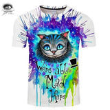 T-shirt chat We are all mad here - T-shirt