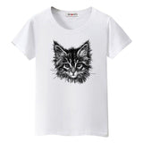 T-shirt chaton Maine Coon - Blanc / XXL - T-shirt
