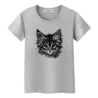 T-shirt chaton Maine Coon - Gris / L - T-shirt