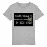 T-shirt enfant personnalisable - Gris / 3-4 ans - T-shirt