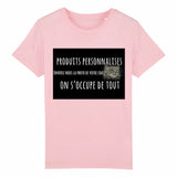 T-shirt enfant personnalisable - Rose / 3-4 ans - T-shirt