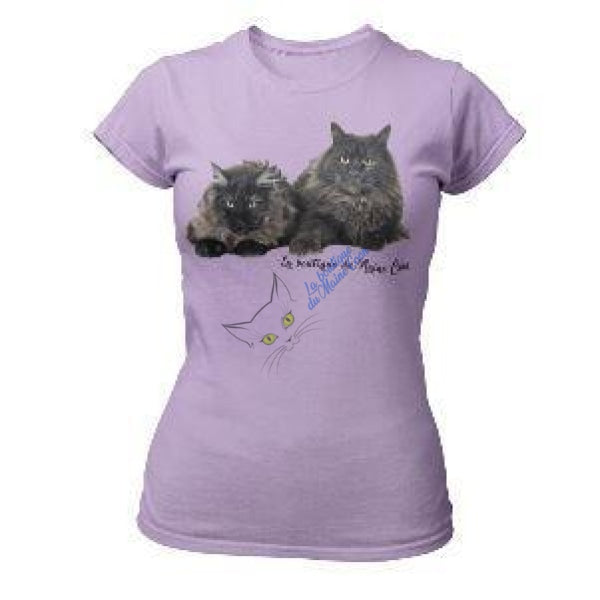 T-shirt exclusif Maine Coon noirs - T-shirt