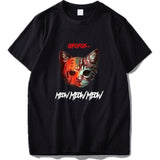 T-shirt homme chat Miaou - Noir / S - T-shirt