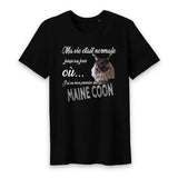 T-shirt homme noir | La boutique du Maine Coon