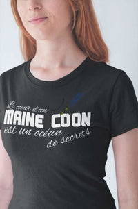 T-shirt Maine Coon Coeur de Maine Coon femme Exclusif - 