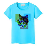 T-shirt Maine Coon coloré - Bleu / XXL - T-shirt