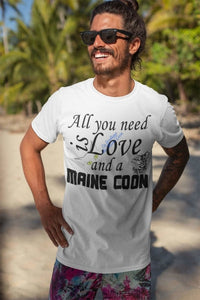 T-shirt Maine Coon homme All you need is a Maine Coon 