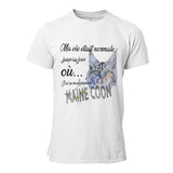 T-shirt Maine Coon Homme Coton bio - Collection Ma vie - 