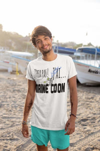 T-shirt Maine Coon homme j’peux pas j’ai Maine Coon Exclusif