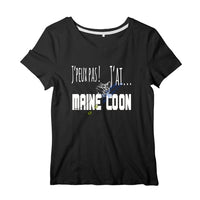 T-shirt Maine Coon J’peux pas j’ai Maine Coon Exclusif femme