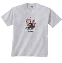 T-shirt Maine Coon - Gris / L - T-shirt