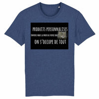 T-shirt unisexe personnalisable - Indigo / XS - T-shirt
