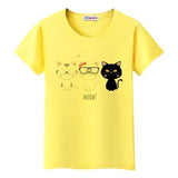 T-shirt United colors of cat - Jaune / XL - T-shirt