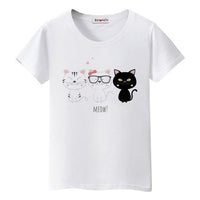 T-shirt United colors of cat - Blanc / L - T-shirt