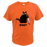 T-shirt What? - Orange / M - T-shirt