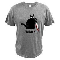 T-shirt What? - Gris / M - T-shirt
