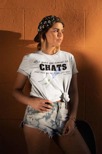 Tee Shirt Chat Exclusif pour femme - T-shirt
