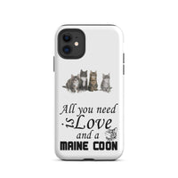 Coque Maine Coon d'iPhone rigide