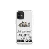 Coque Maine Coon d'iPhone rigide