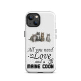 Coque Maine Coon d'iPhone rigide