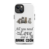 Coque Maine Coon d'iPhone rigide