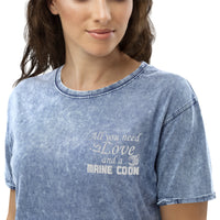 T-shirt en jean Love & Maine Coon - Hauts