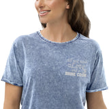 T-shirt en jean Love & Maine Coon - Bleu jean / S - Hauts