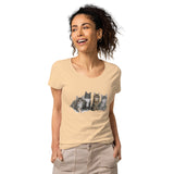 T-shirt éco-responsable femme Famille Maine Coon