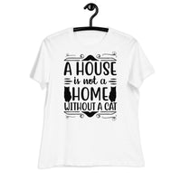 T-shirt Maison des chats pour Femme